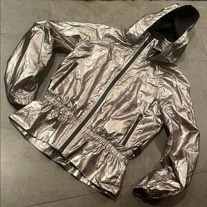 lululemon athletica Silver Jacket w/lots of detail.  Size Small.